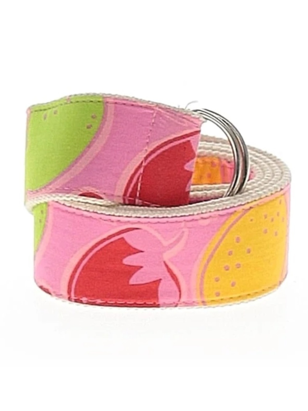 Lilly Pulitzer Vintage White Label D Ring Belt - Size M